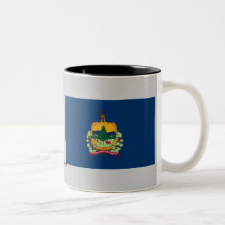 Caneca De Café Em Dois Tons Bandeira do estado de Vermont