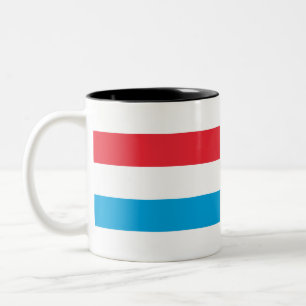Caneca De Café Em Dois Tons Bandeira do Luxemburgo