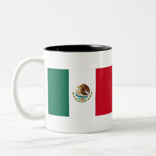 Caneca De Café Em Dois Tons Bandeira do México