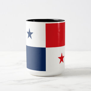 Caneca De Café Em Dois Tons Bandeira do Panamá