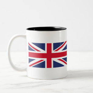 Caneca De Café Em Dois Tons Bandeira do Reino Unido