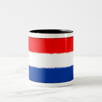 Caneca De Café Em Dois Tons Bandeira dos Países Baixos