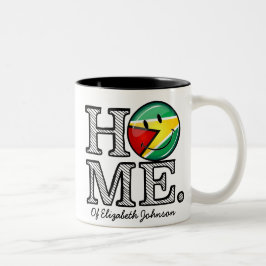 Caneca De Café Em Dois Tons Bandeira Housewarmer de Guyana