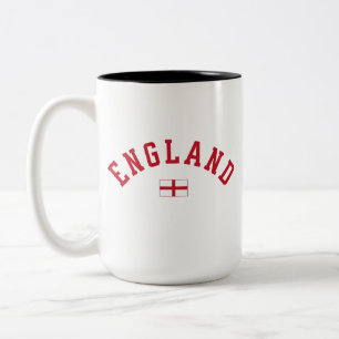 Caneca De Café Em Dois Tons Bandeira inglesa da Inglaterra, Inglaterra, design