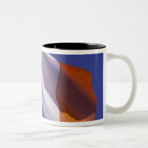 Caneca De Café Em Dois Tons bandeira irlandesa
