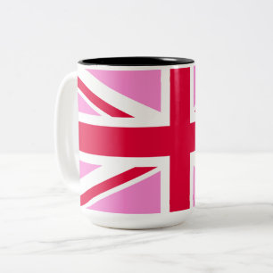 Caneca De Café Em Dois Tons Bandeira Orgulho gay Britânica