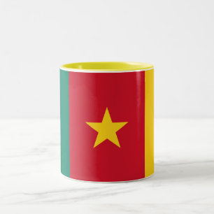 Caneca De Café Em Dois Tons Bandeira Patriótica do Camarão