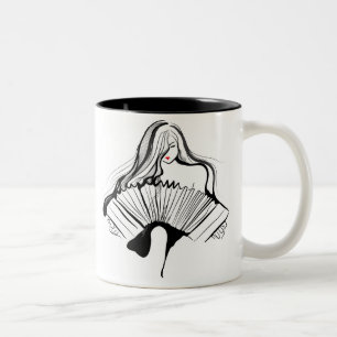 Caneca De Café Em Dois Tons Bandoneon sensual