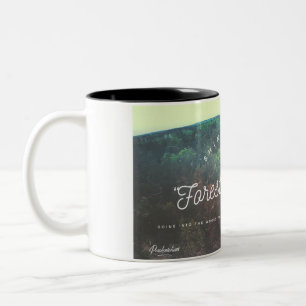 Caneca De Café Em Dois Tons Banho da floresta