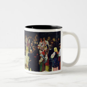 Caneca De Café Em Dois Tons Banquete da transfiguração de nosso senhor