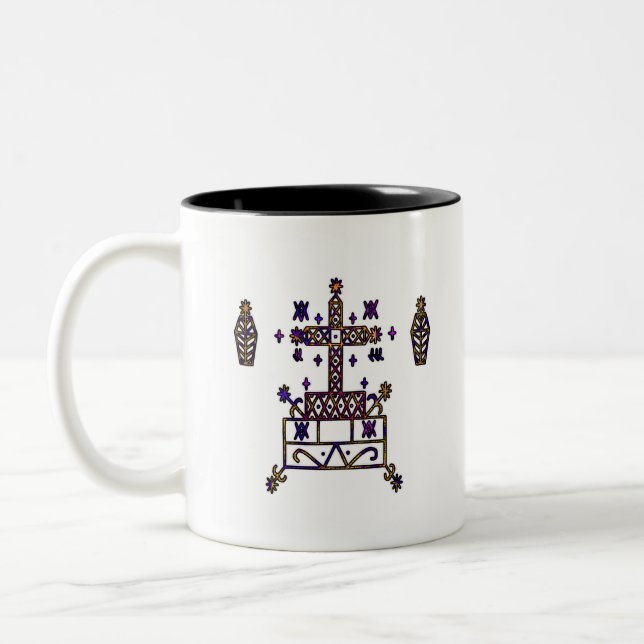 Caneca De Café Em Dois Tons Barão Roxo Samedi Veve Sigil (Esquerda)