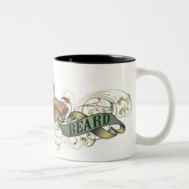 Caneca De Café Em Dois Tons Barba Itchy (Direita)