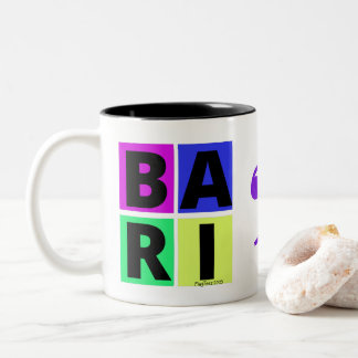 Caneca De Café Em Dois Tons Bari Coffee Mug com Bass Clef
