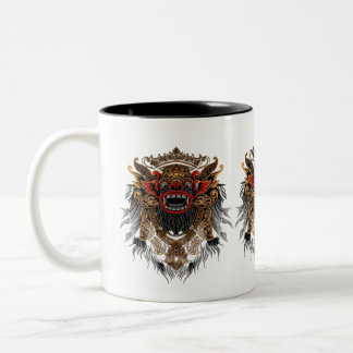 Caneca De Café Em Dois Tons Barong Bali Mug
