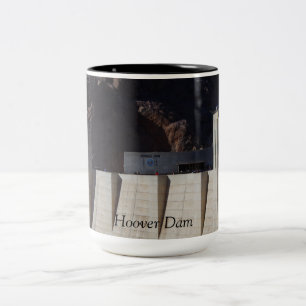 Caneca De Café Em Dois Tons Barragem Hoover