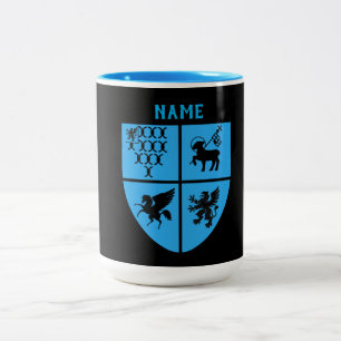 Caneca De Café Em Dois Tons Barristers Passando O Bar