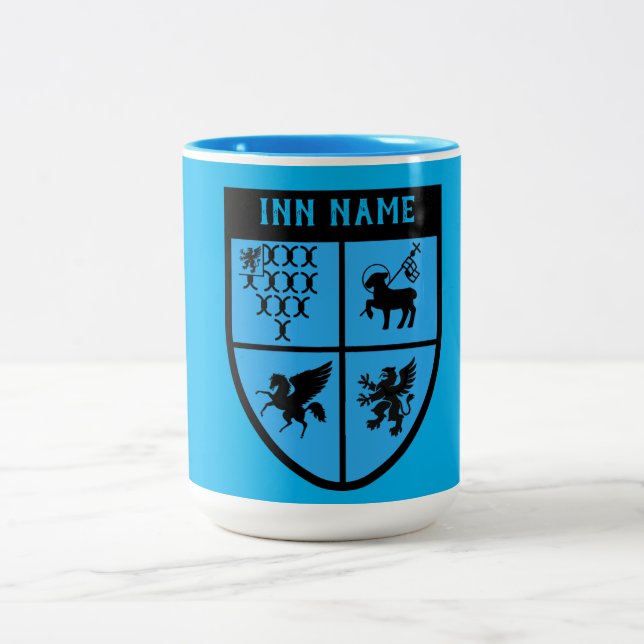 Caneca De Café Em Dois Tons Barristers Passando O Bar (Centro)