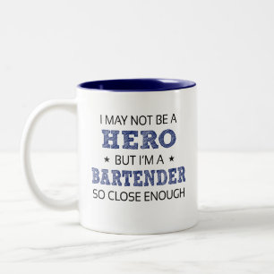 Caneca De Café Em Dois Tons Bartender Novelty