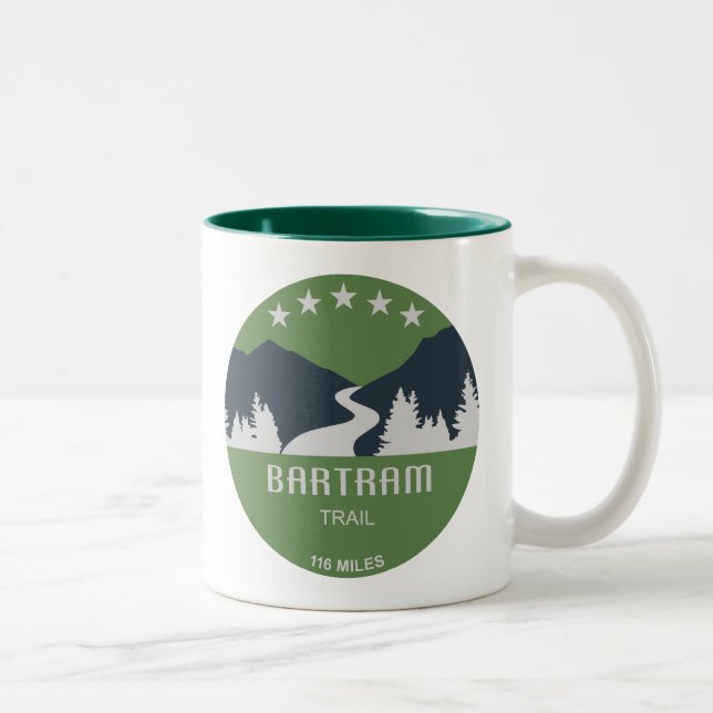 Caneca De Café Em Dois Tons Bartram Trail Georgia North Carolina (Direita)
