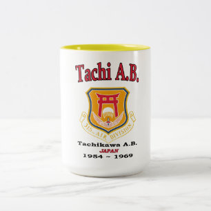 Caneca De Café Em Dois Tons Base aérea Japão 315th A.D. de Tachi