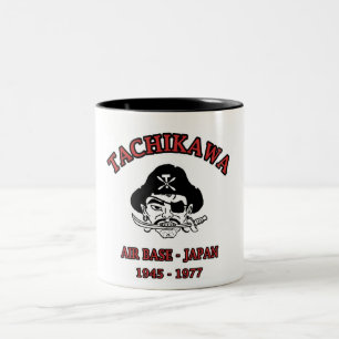 Caneca De Café Em Dois Tons base aérea japão de tachikawa