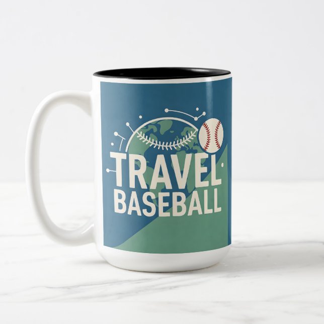 Caneca De Café Em Dois Tons Baseball for fan (Esquerda)