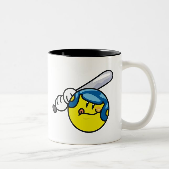 Caneca De Café Em Dois Tons Basebol (Direita)