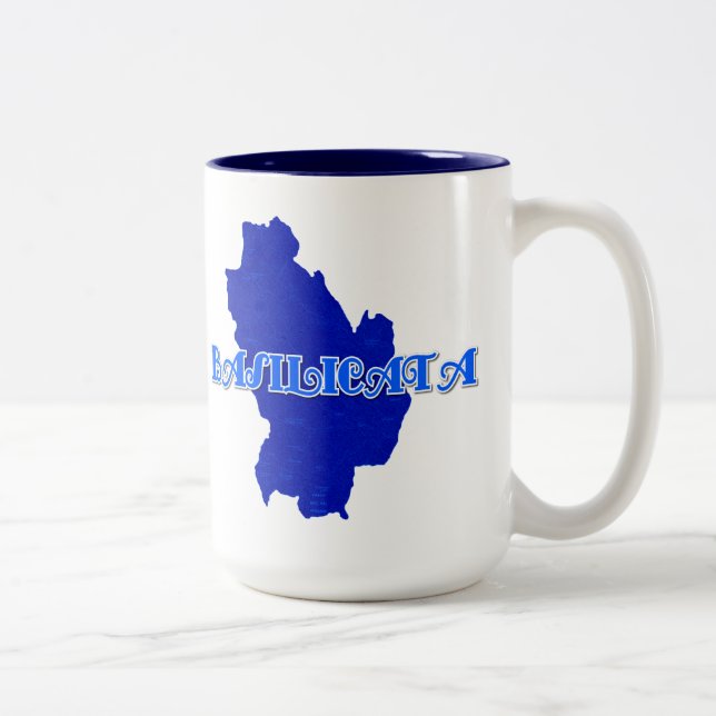Caneca De Café Em Dois Tons Basilicata (Direita)