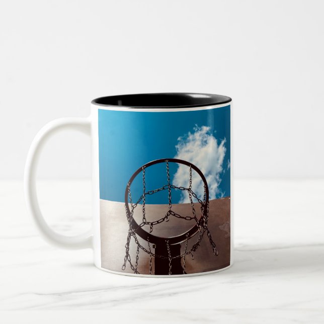 Caneca De Café Em Dois Tons Basquete Incrível (Esquerda)