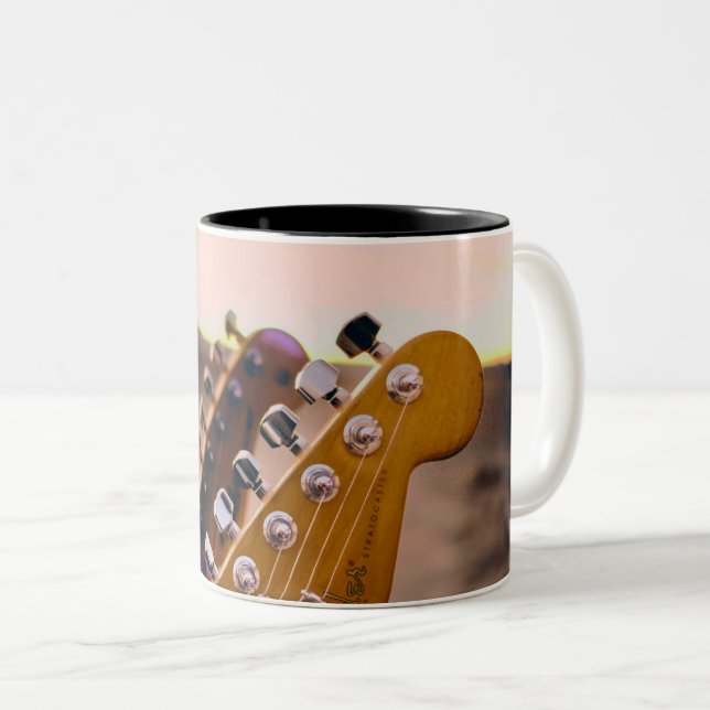 Caneca De Café Em Dois Tons Bass Guitar (Frente Esquerda)