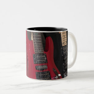 Caneca De Café Em Dois Tons Bass Guitar