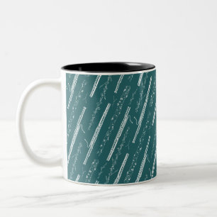 Caneca De Café Em Dois Tons Bassoon Gift Música Instrumento Orquestra de Band