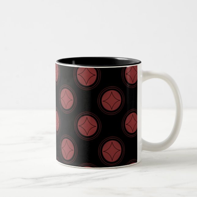Caneca De Café Em Dois Tons Basta Riveting Mug, Magenta (Direita)