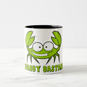 Caneca De Café Em Dois Tons Bastardo Crabby