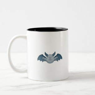 Caneca De Café Em Dois Tons Bat Voador