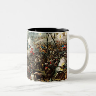 Caneca De Café Em Dois Tons Batalha da ervilha Ridge