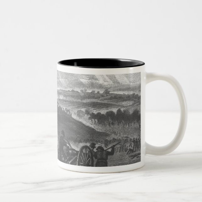 Caneca De Café Em Dois Tons Batalha de Gettysburg (Direita)