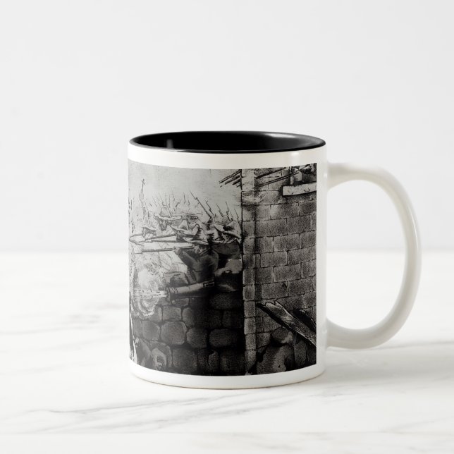 Caneca De Café Em Dois Tons Batalha de Monterey (Direita)