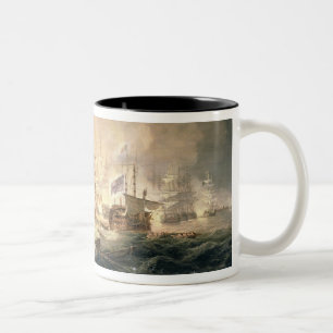 Caneca De Café Em Dois Tons Batalha do Nile, o 1º de agosto de 1798 em 10pm,