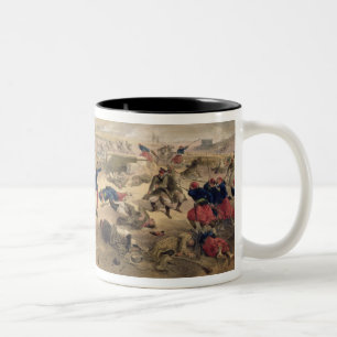 Caneca De Café Em Dois Tons Batalha do Tchernaya, o 16 de agosto de 1855,