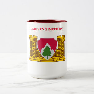 CANECA DE CAFÉ EM DOIS TONS BATALHÃO DO ENGENHEIRO 23º