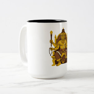Caneca De Café Em Dois Tons Batara Guru