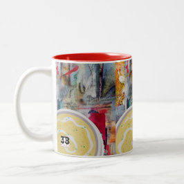 Caneca De Café Em Dois Tons Batatas amassadas