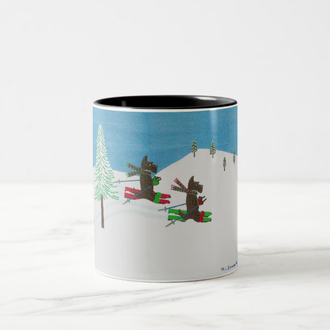 CANECA DE CAFÉ EM DOIS TONS BATENDO AS INCLINAÇÕES (Centro)