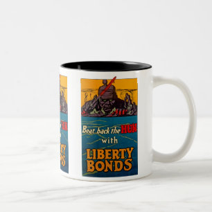 Caneca De Café Em Dois Tons Bater De Volta A Arma