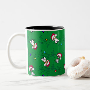 Caneca De Café Em Dois Tons Baterias de Natal - Mug de Café de Dois Toneladas