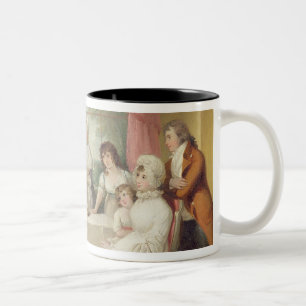 Caneca De Café Em Dois Tons Batismo do herdeiro, (óleo em canvas) SE c.1799