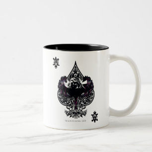 Caneca De Café Em Dois Tons Batman Ace of Spaces Gothic Crest