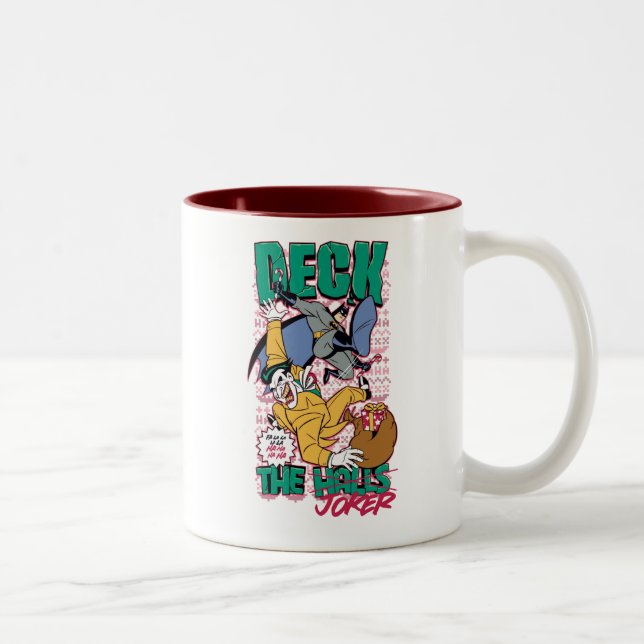 Caneca De Café Em Dois Tons Batman | Deck O Joker (Direita)
