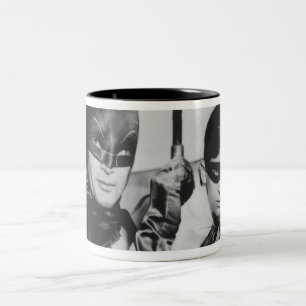Caneca De Café Em Dois Tons Batman e Robin In Batmobile